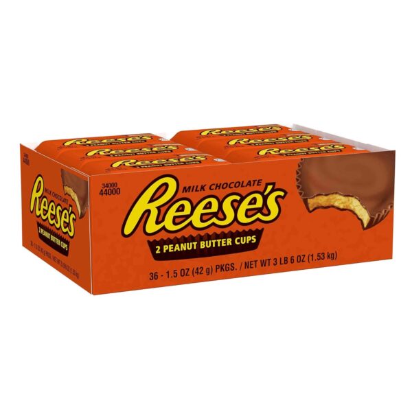 clave 4–24- 02  REESE'S Milk Chocolate  Cups, de  1.5 oz., 36 piezas