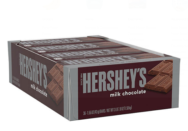 clave 4–24- 08 -Chocolate Herseys 36 Piezas A Solo 41 Dlls